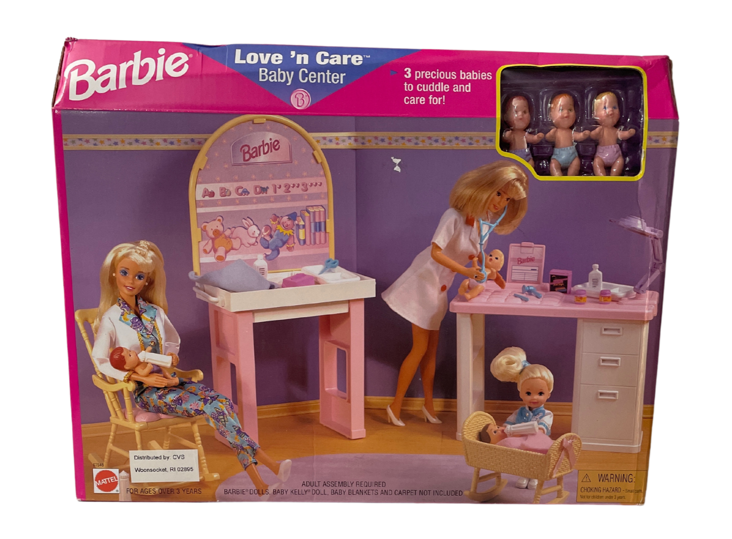 Vintage 1997 Barbie Love n Care baby Center awesomeitems4u