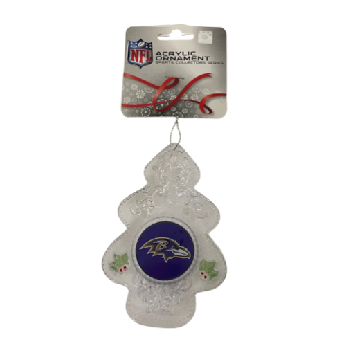 NFL Baltimore Ravens Traditional Acrylic Tree Ornament