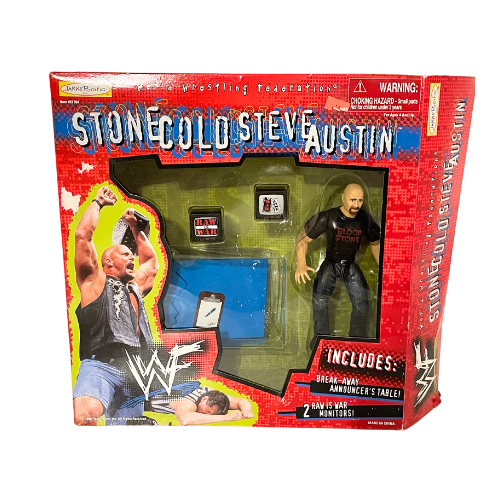 1998 WWF Stone Cold Steve Austin Includes Break Away Table 81704