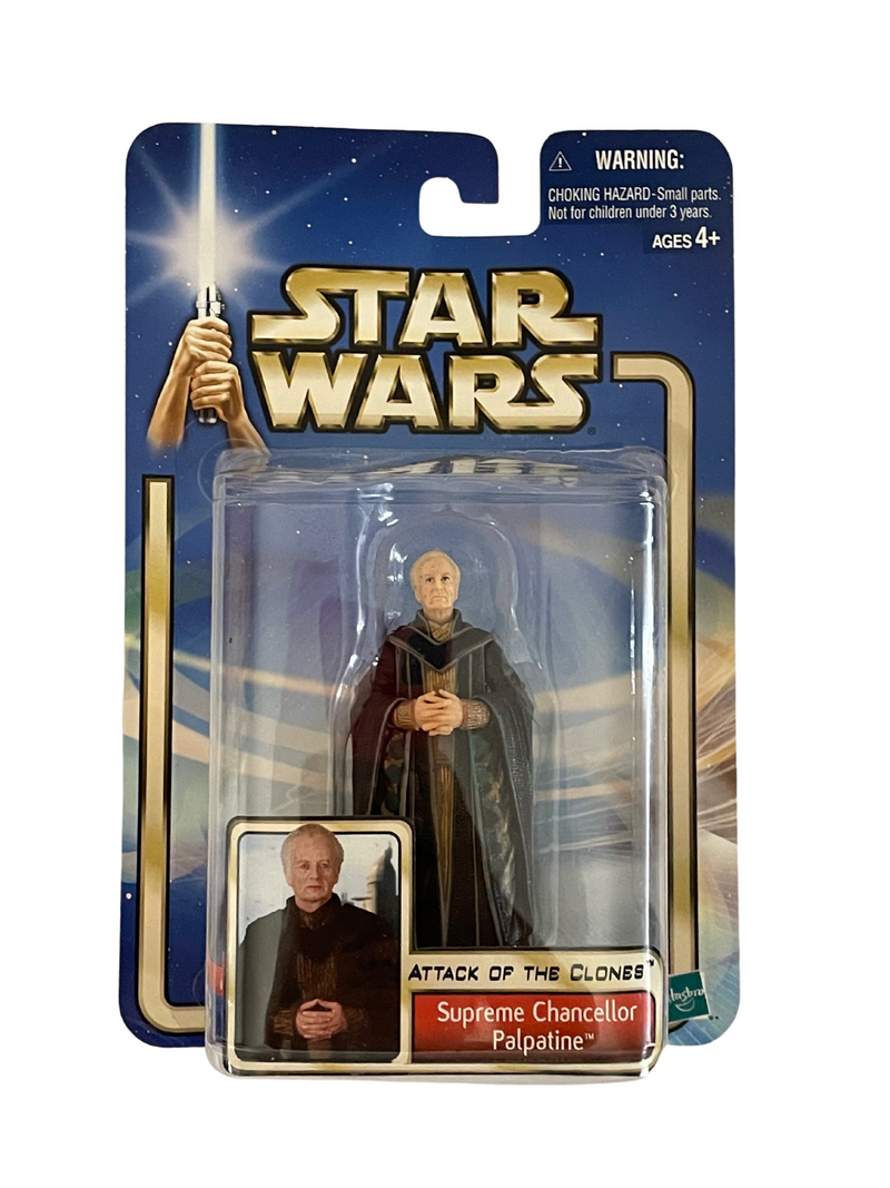 2002 Star Wars Attack of the Clones Supreme Chancellor Palpatine Action Figure