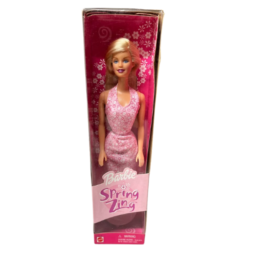 2001 Barbie Spring Zing Blonde Doll Mattel 56199