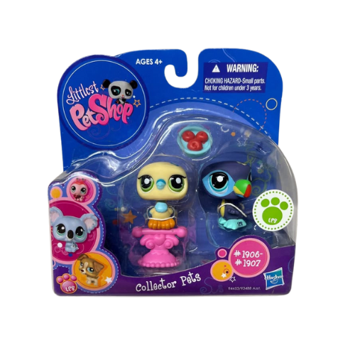 Littlest Pet Shop Dove and Toucan 1906 1907. New 2010