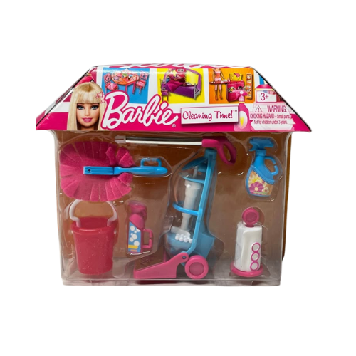 2010 Mattel Barbie Cleaning Time Accessories Pack V9393