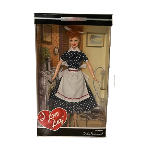 2004 I Love Lucy Barbie Episode 45 Sales Resistance B3451 Collectors Edition