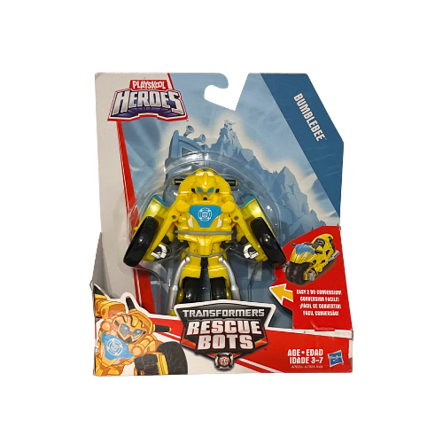 Transformers Playskool Heroes Rescue Bots Bumblebee Action Figure Motorcycle, 2016