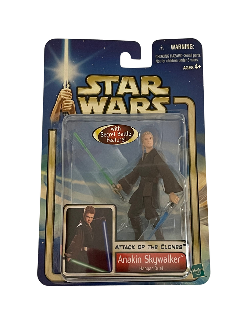 2002 Star Wars Attack of the Anakin Clones Skywalker Hangar Duel Action Figure