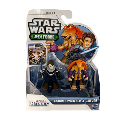 Star Wars Jedi Force Anakin Skywalker & Jar Jar Mini Figures 2-Pack