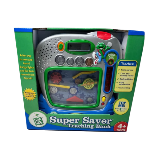 NEW LeapFrog Super Saver Teaching Bank