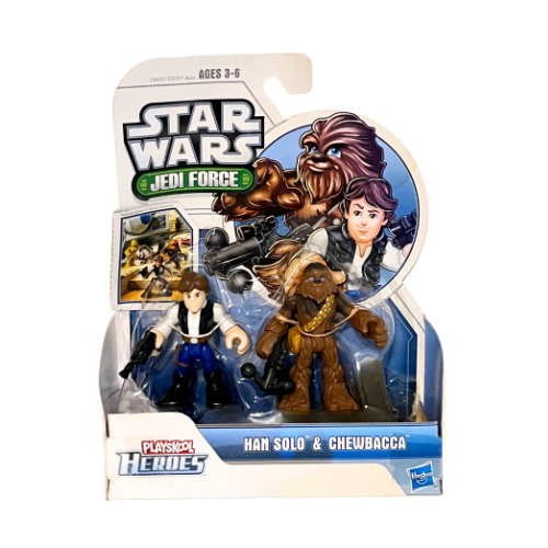 Star Wars Jedi Force Han Solo & Chewbacca Mini Figure 2-Pack