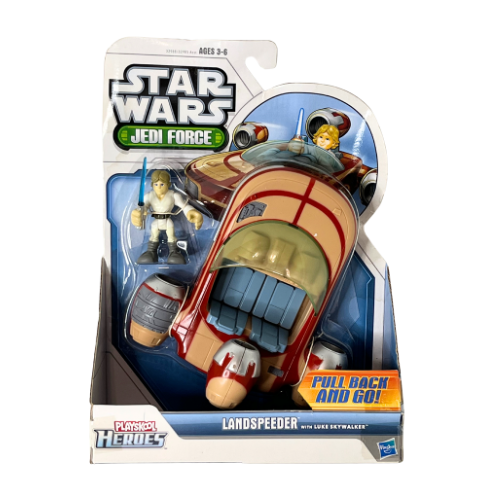 Star Wars Jedi Force Landspeeder with Luke Skywalker Mini Figure