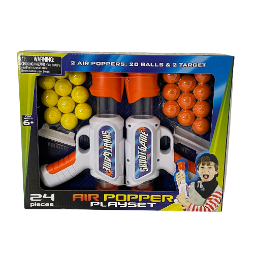 Blast Air Popper Set, 2 Air Poppers & 20 Balls