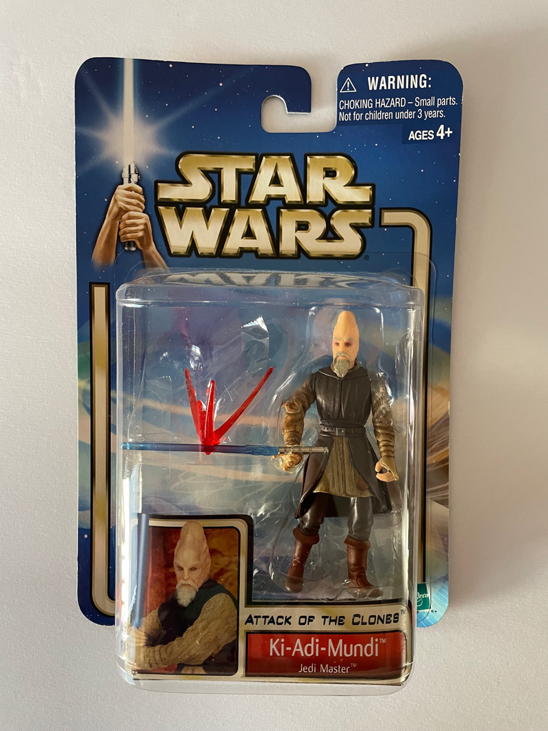 2002 Star Wars Attack of the Clones Ki-Adi-Mundi Jedi Master Action Figure