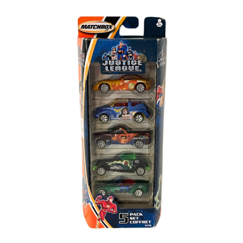 Vintage Matchbox Justice League 5 Pack 2004 Mattel B4496