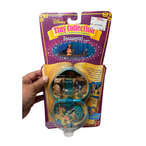 Vintage 1995 Disney Pocahontas Playcase. Tiny Collection Polly Pocket 14190