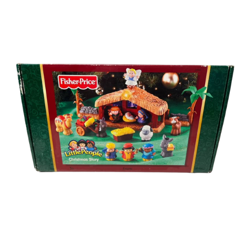 New 2005 Fisher Price Little People Christmas Story Nativity Musical Play Set. Factory Sealed