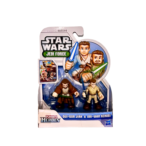 Star Wars Jedi Force Qui-Gon Jinn & Obi-Wan Kenobi Mini Figure 2-Pack