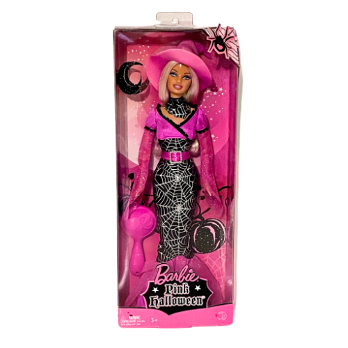 Barbie Pink Halloween Doll 2008 Mattel P7351