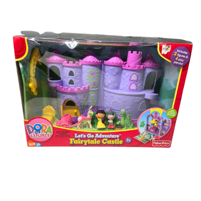 Fisher Price Dora the Explorer Let's Go Adventure Fairytale Castle 2005 Nick Jr. factory sealed