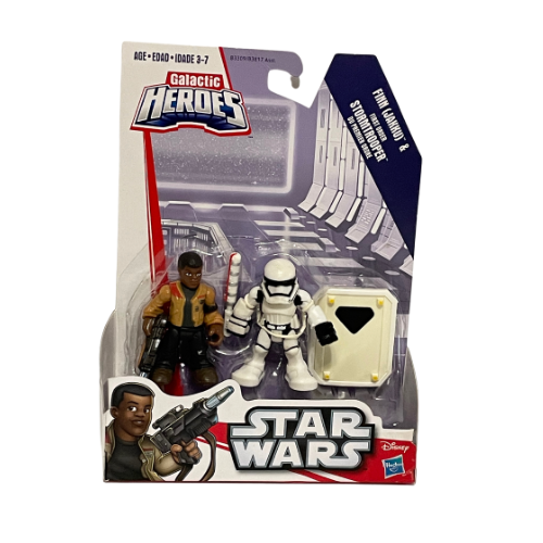 Star Wars Galactic Heroes Finn Jakku & First Order Trooper