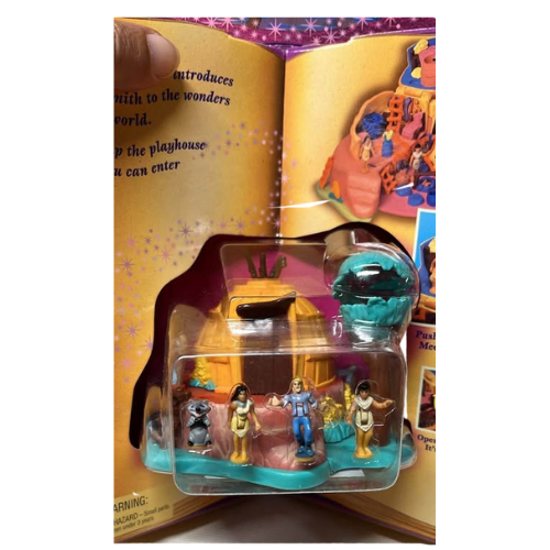 Vintage 1995 Disney Pocahontas Powhatan Home Tiny Collection Polly Pocket 14197