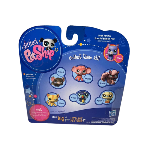Littlest Pet Shop Dove and Toucan 1906 1907. New 2010