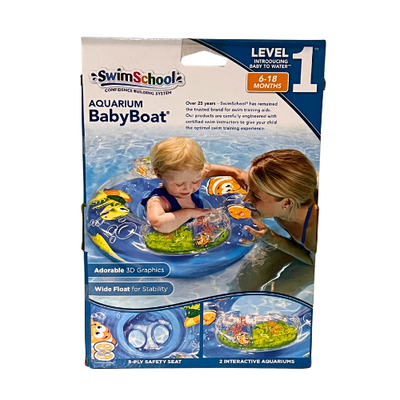 SwimSchool Aquarium Baby Boat Float  Level 1 (6-18M)