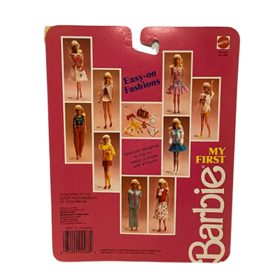 1987 Barbie My First Easy-On Fashions 4585-0910