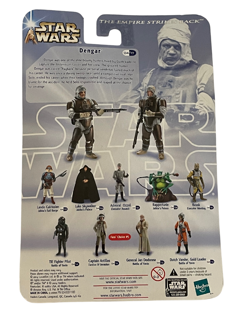 2004 Star Wars The Empire Strikes Back Dengar Executor Meeting Action figures