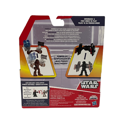 Star Wars Galactic Heroes Chewbacca & First Order Tie pilot