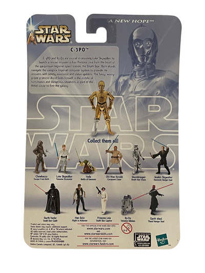 2004 Star Wars A New Hope C-3PO Action figures