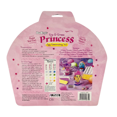 Dudley's Dip & Dress Princess Egg Decorating Kit