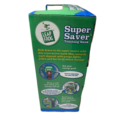 NEW LeapFrog Super Saver Teaching Bank
