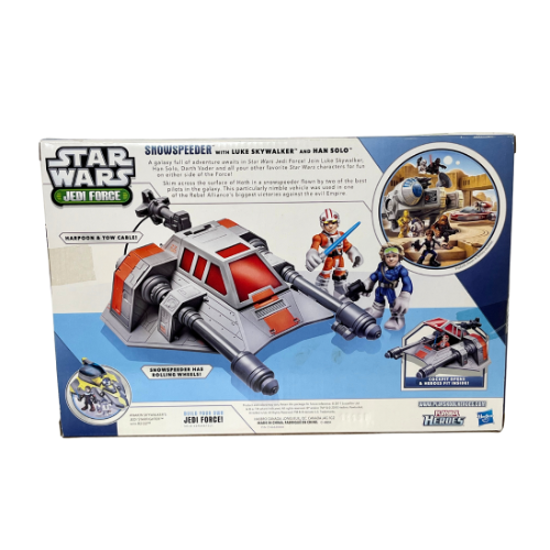 Star Wars Jedi Force Snowspeeder with Luke Skywalker & Han Solo Mini Figure Set