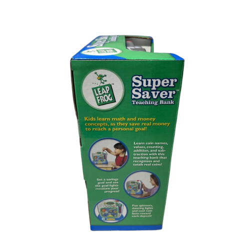 NEW LeapFrog Super Saver Teaching Bank
