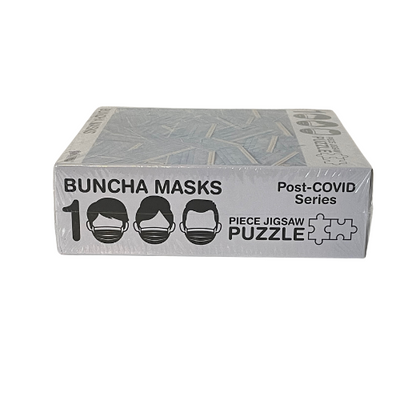 Buncha Masks 1000 Piece Jigsaw Puzzle