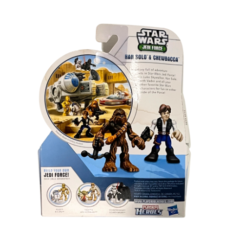 Star Wars Jedi Force Han Solo & Chewbacca Mini Figure 2-Pack