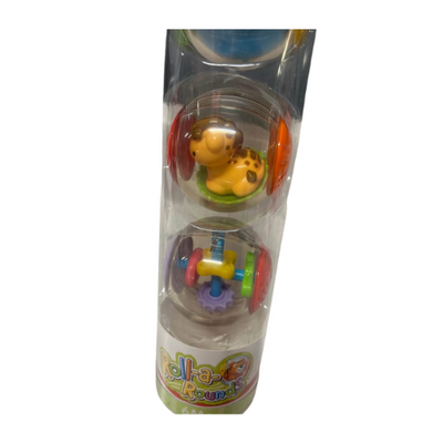 New 2005 Fisher-Price Roll-a-Rounds Baby Balls, 3 Pack
