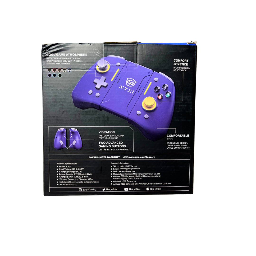 NYXI Hyperion Wireless Controller Switch Purple – awesomeitems4u.com
