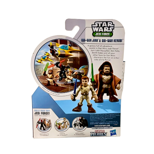 Star Wars Jedi Force Qui-Gon Jinn & Obi-Wan Kenobi Mini Figure 2-Pack