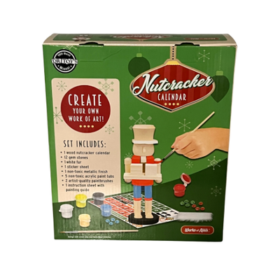 MasterPieces Works of Ahhh... Nutcracker Calendar Large Wood Paint Kit.