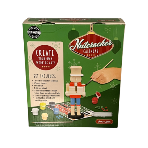 MasterPieces Works of Ahhh... Nutcracker Calendar Large Wood Paint Kit.