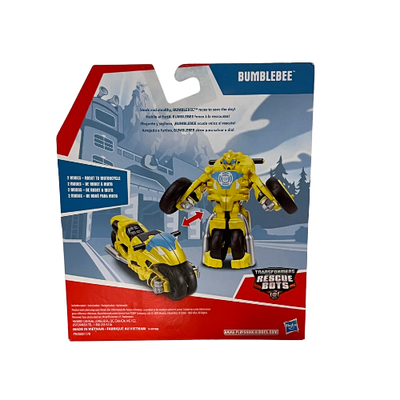 Transformers Playskool Heroes Rescue Bots Bumblebee Action Figure Motorcycle, 2016
