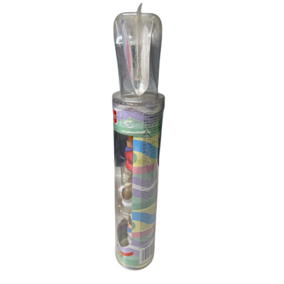 2003 Fisher Price Little People Easter Tube - Girl, Boy & Rabbit