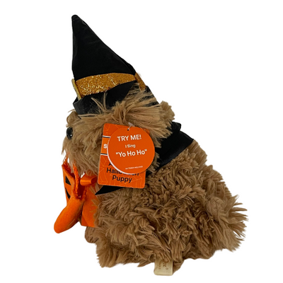 8" Animated Halloween Puppy, I sign "Yo Ho Ho"