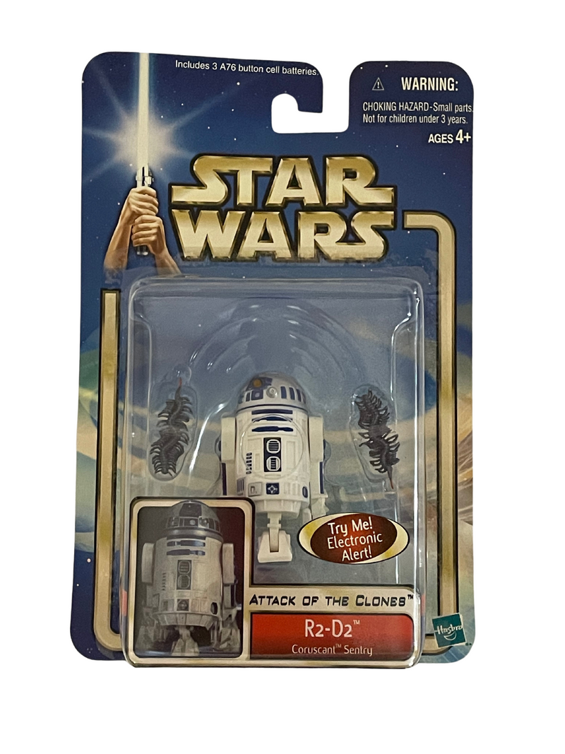 2002 Star Wars Attack of the Clones R2-D2 Coruscant Sentry Action Figure