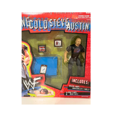 1998 WWF Stone Cold Steve Austin Includes Break Away Table 81704