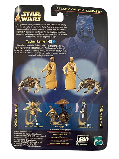 2002 Star Wars Attack of the Clones Tusken Raider with Massiff Action Figure