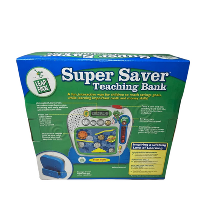 NEW LeapFrog Super Saver Teaching Bank