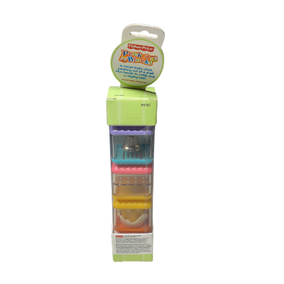 New 2004 Fisher Price Peek A Blocks. Baby Chick in shell, Beads, and Bell H6707
