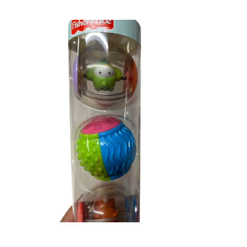 New 2005 Fisher-Price Roll-a-Rounds Baby Balls, 3 Pack